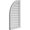 Ekena Millwork Quarter Round Top Left Surface Mount PVC Gable Vent w/ 2"W x 2"P Brickmould Sill Frame, 18"W x 34"H GVPQL18X3403SN - alternate 5